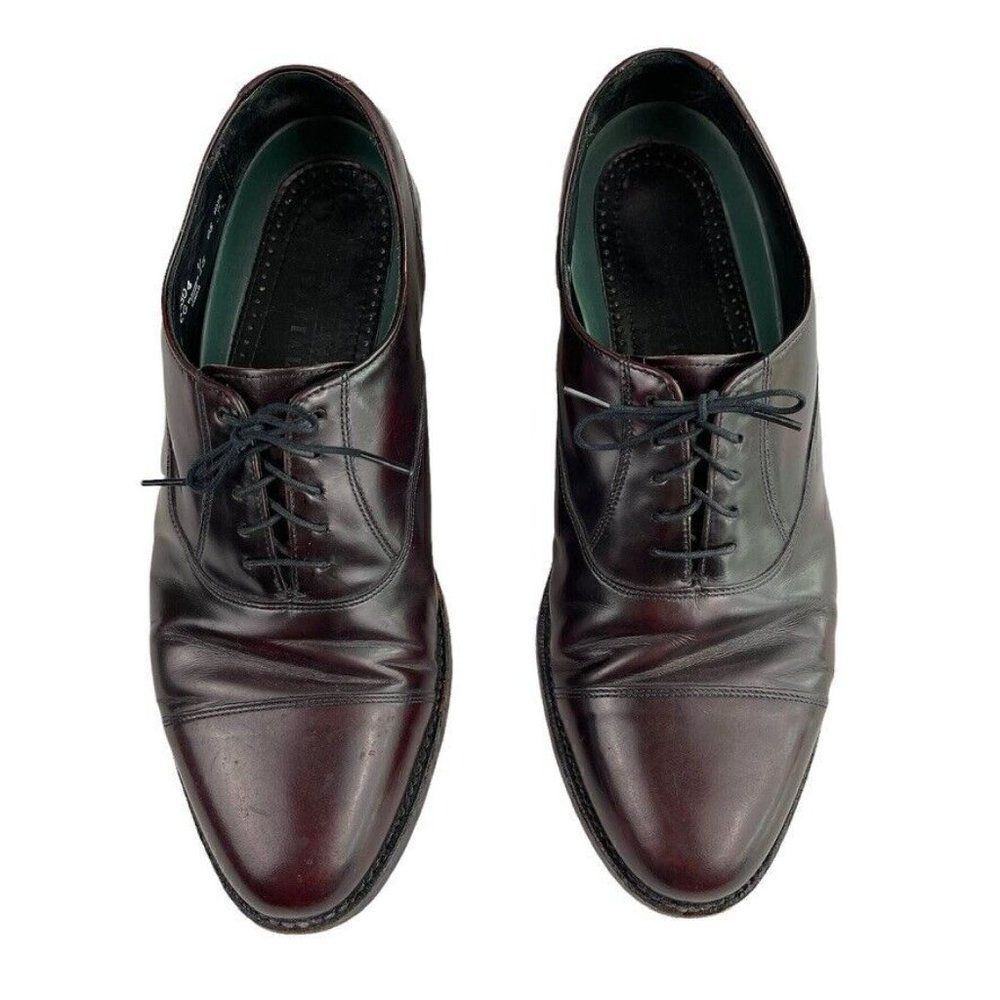 Vintage Men's 90's Florsheim Royal Imperial Shoes Brown Leather Oxford Sz 10